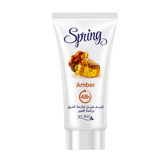 SPRING — Amber — Warm, Sweet, UNISEX Deodorant for Sensitive Underarms